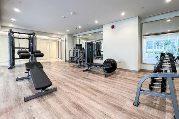 gym apartamento moderno
