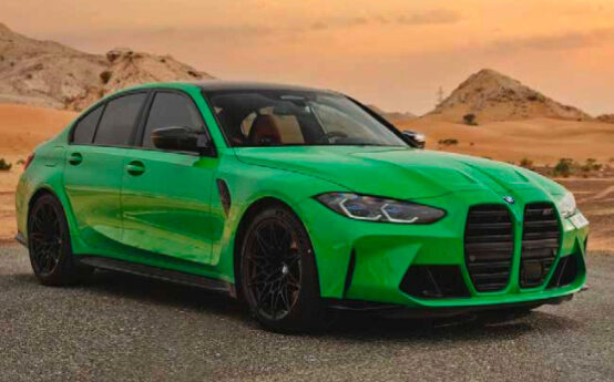 BMW M3 Competition Verde